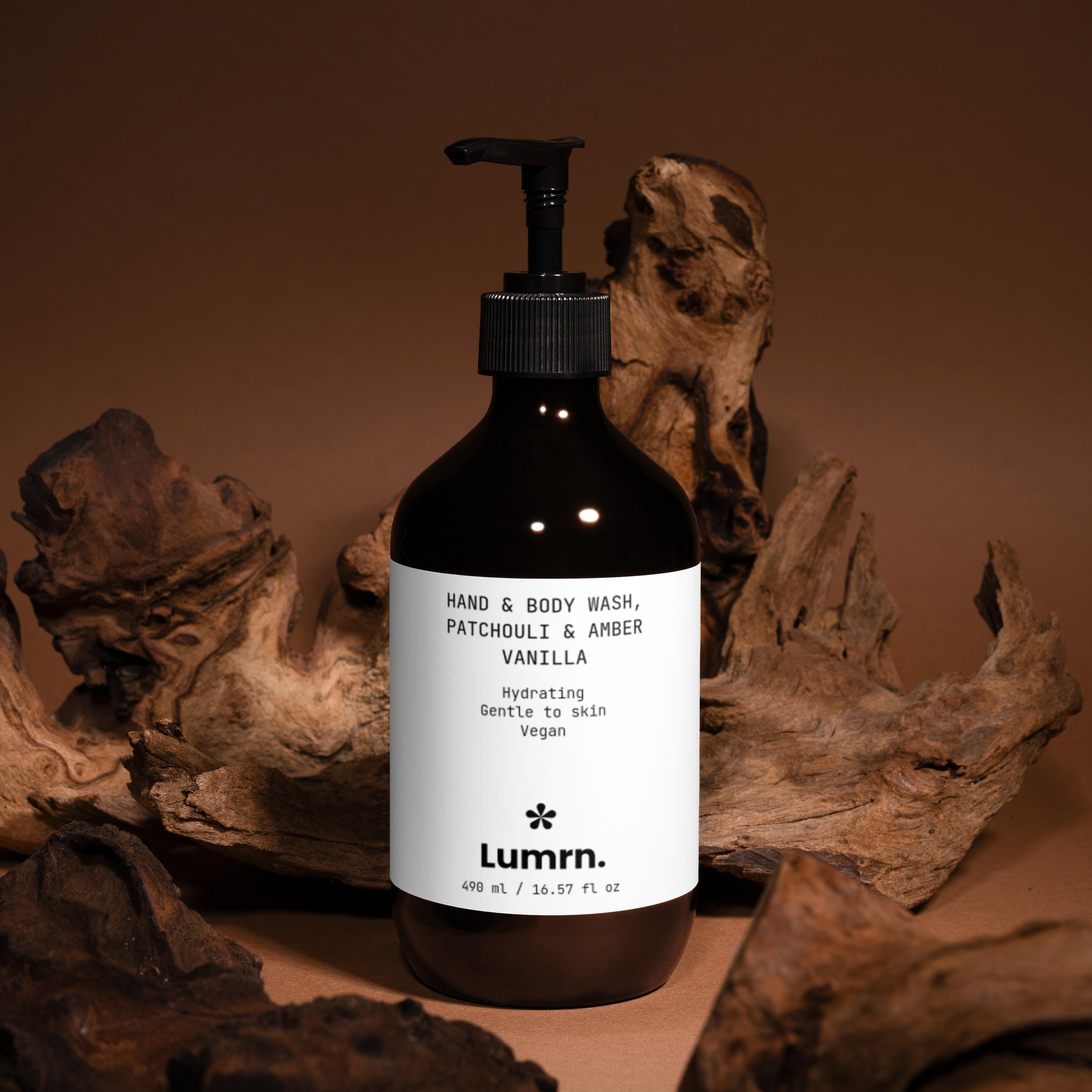 Lumrn.™ Hand & Body Wash, Patchouli & Amber Vanilla