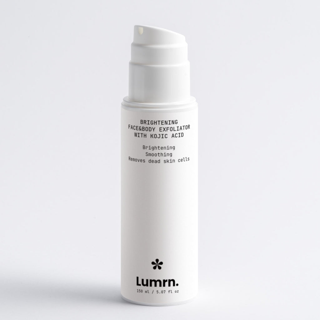 Lumrn.™ Brightening Face & Body Exfoliator with Kojic Acid